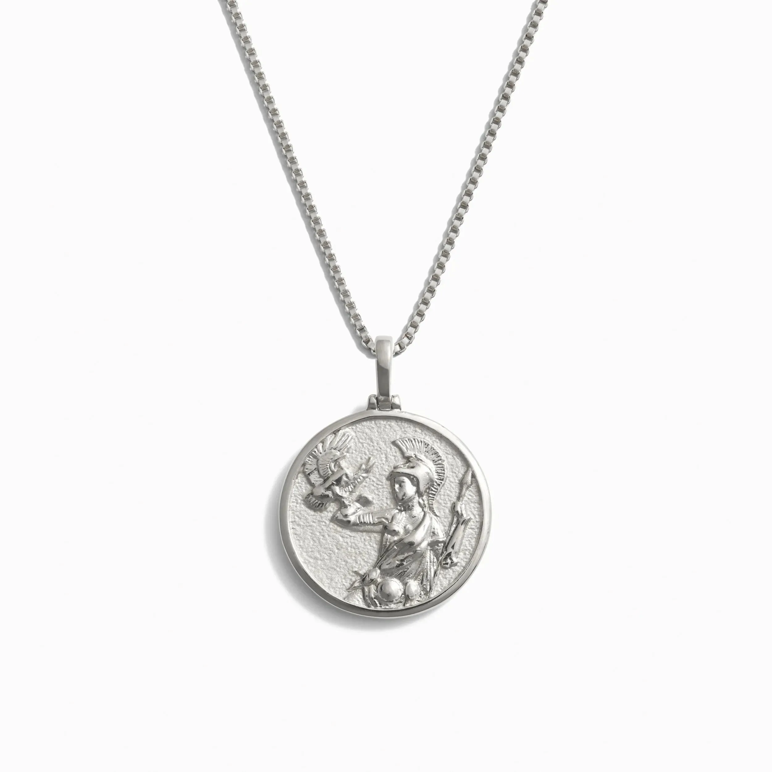 Greek Goddess Coin Necklace