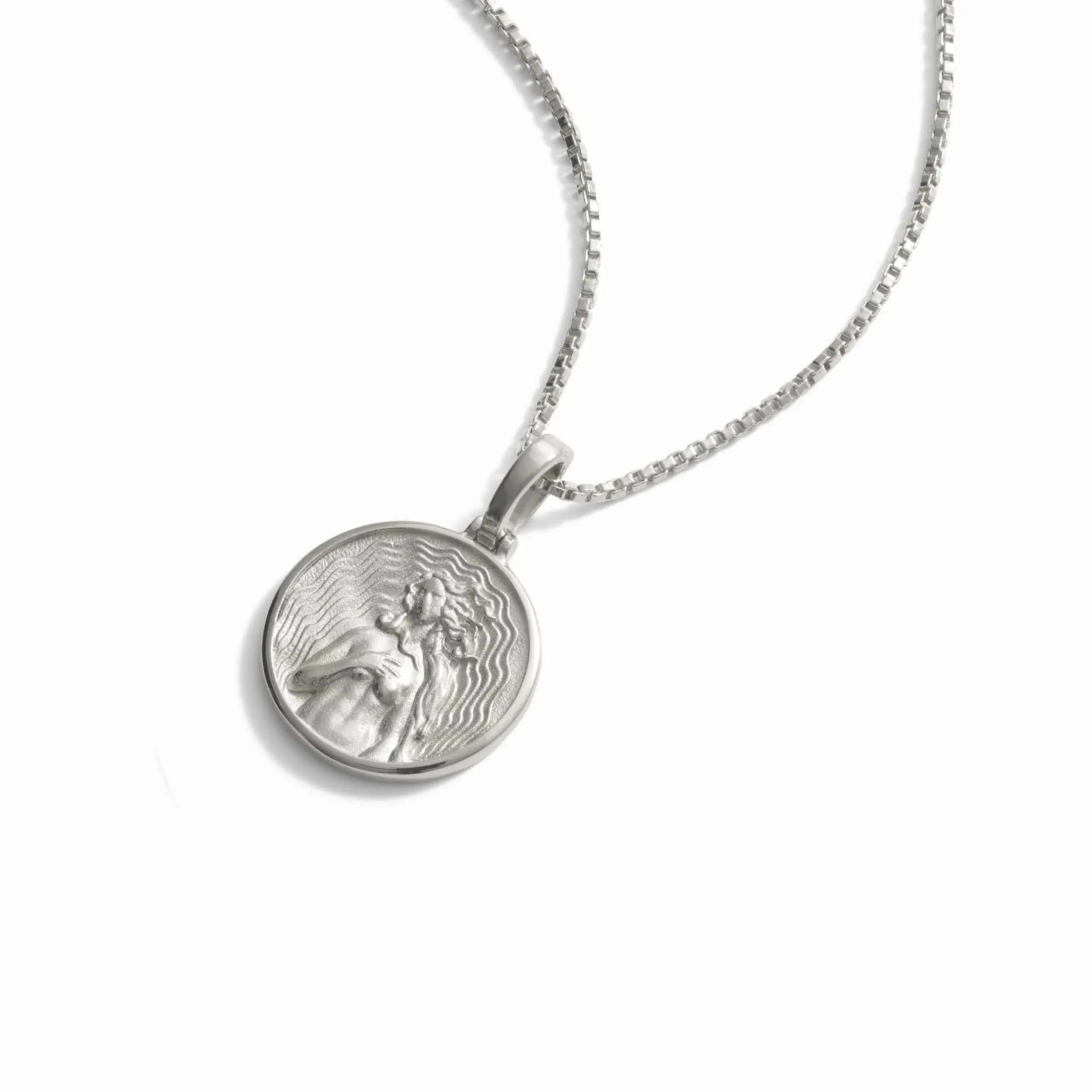 Greek Goddess Coin Necklace