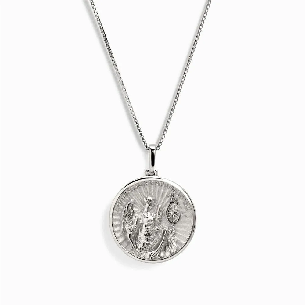 Greek Goddess Coin Necklace