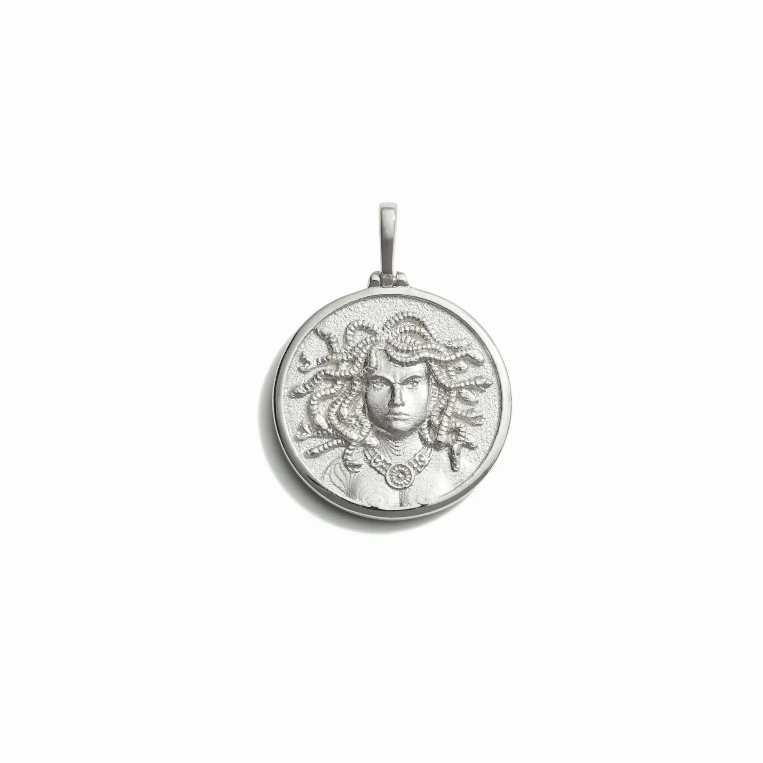 Greek Goddess Coin Pendant