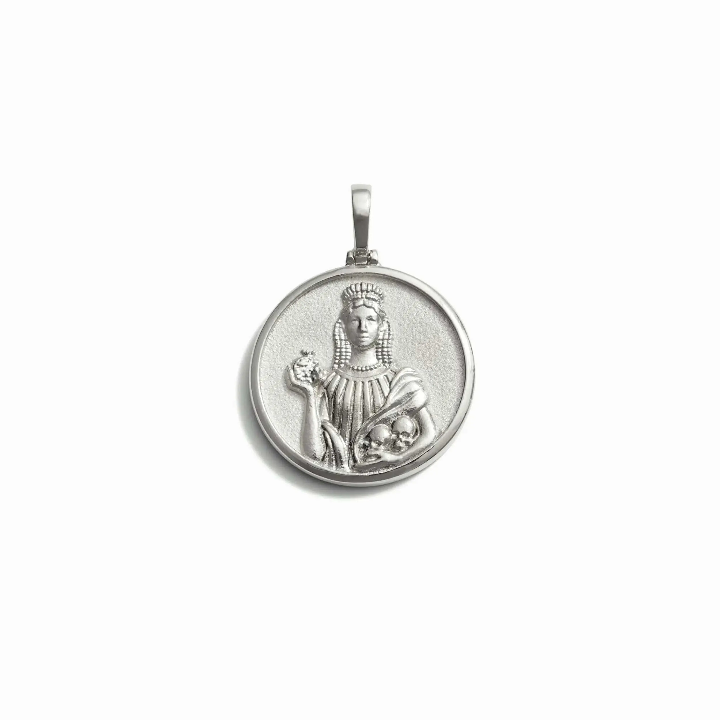 Greek Goddess Coin Pendant