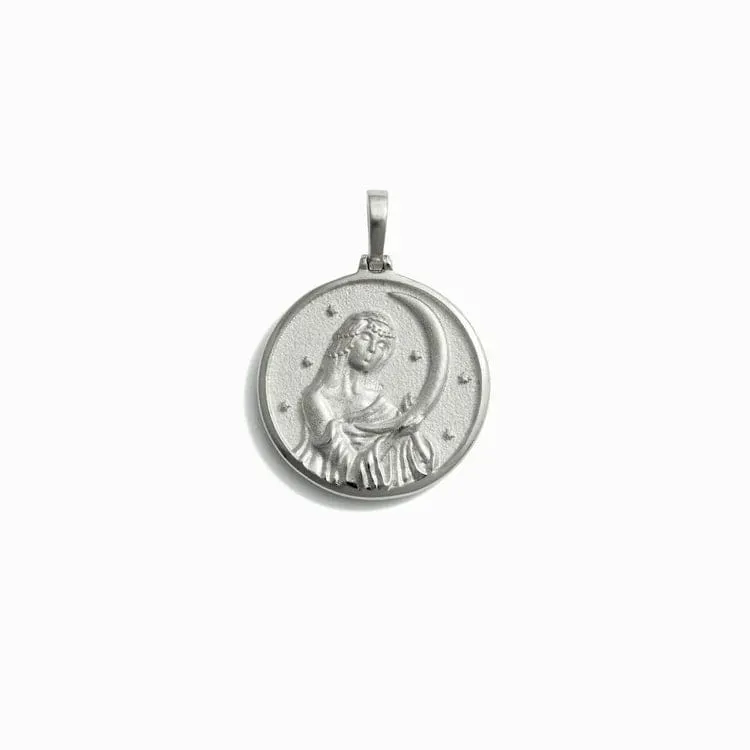 Greek Goddess Coin Pendant