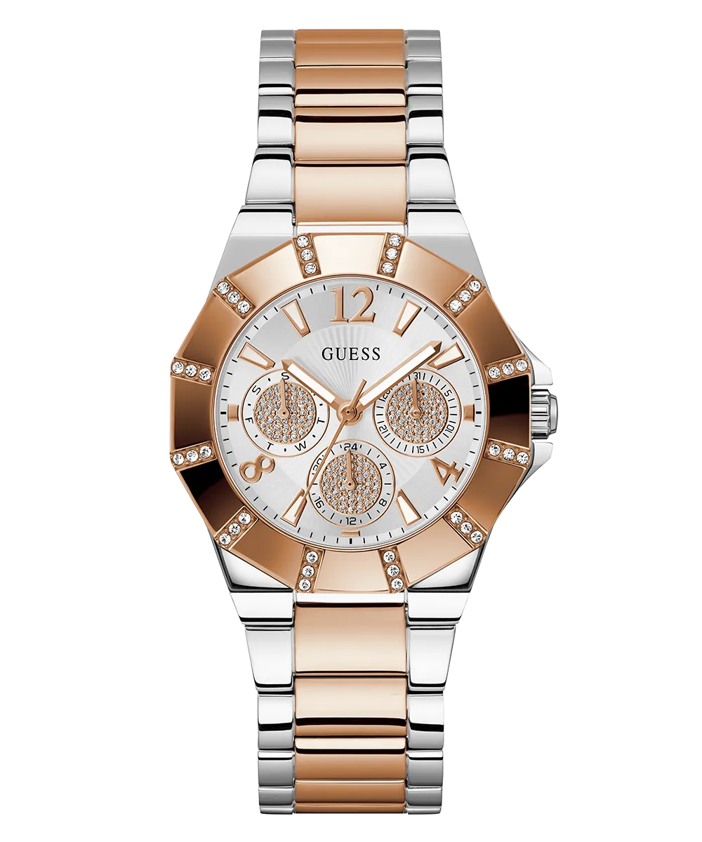 GUESS Ladies 2-Tone Multi-function Watch