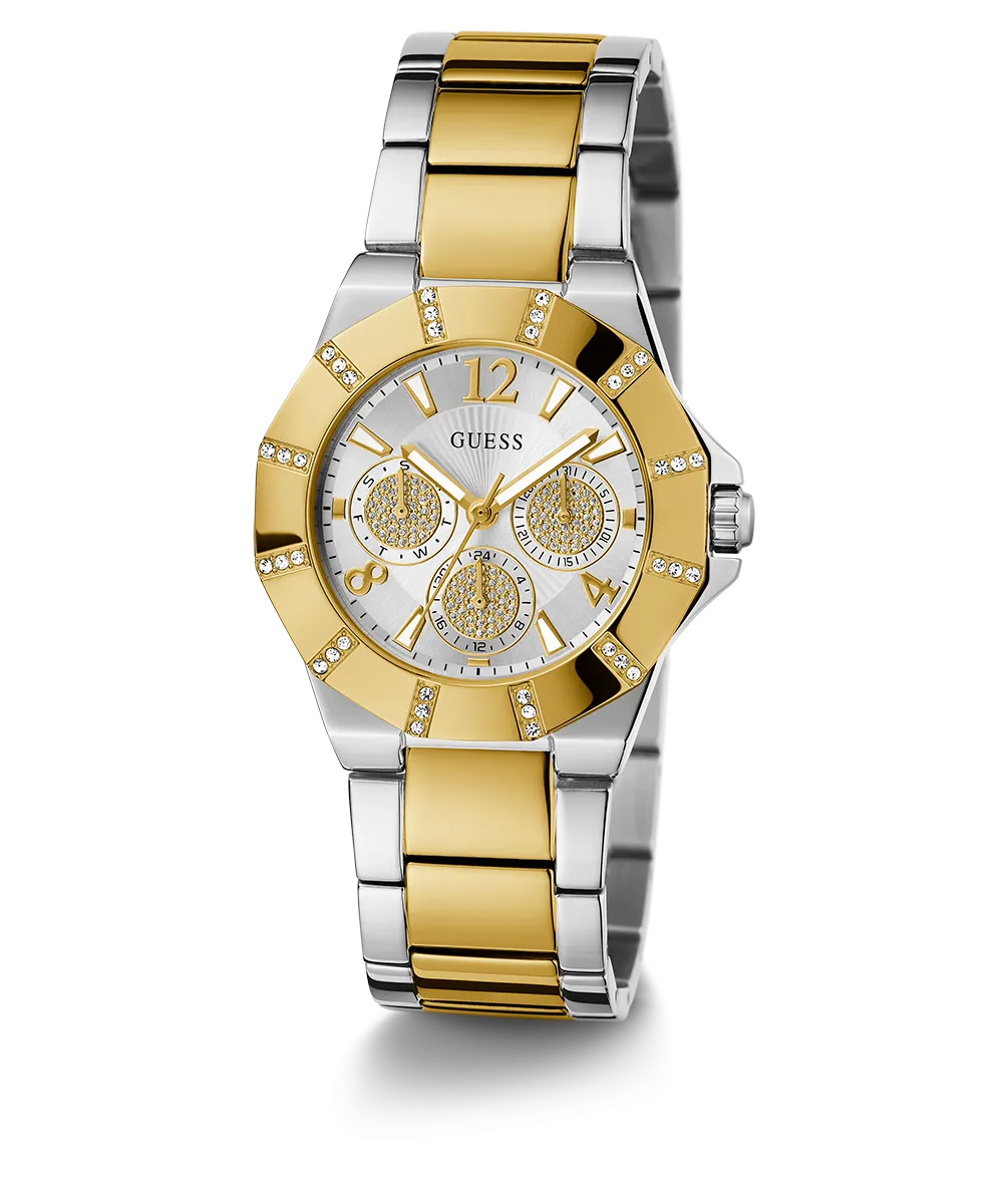 GUESS Ladies 2-Tone Multi-function Watch