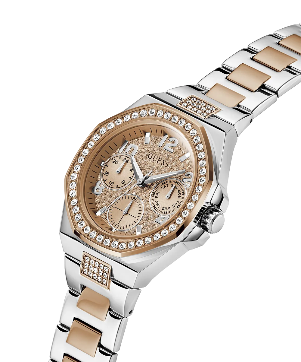 GUESS Ladies 2-Tone Multi-function Watch