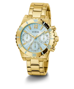 GUESS Ladies Gold Tone Multi-function Watch