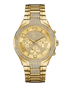 GUESS Ladies Gold Tone Multi-function Watch