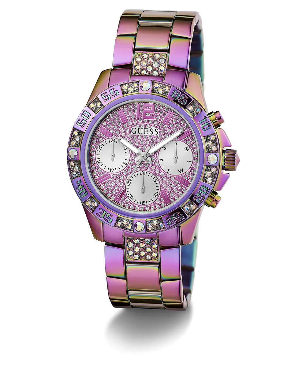 GUESS Ladies Iridescent Multi-function Watch