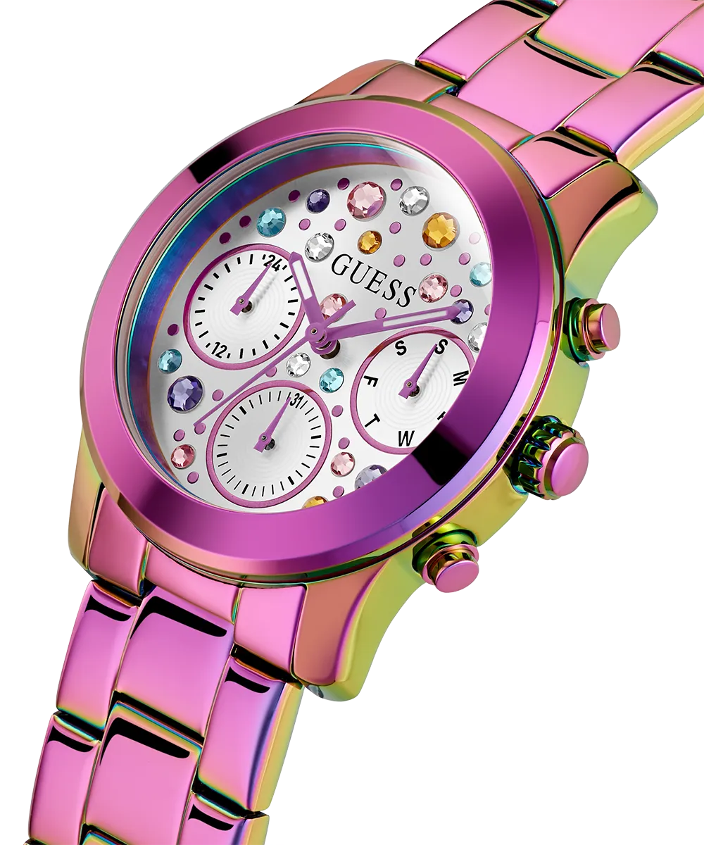 GUESS Ladies Iridescent Multi-function Watch