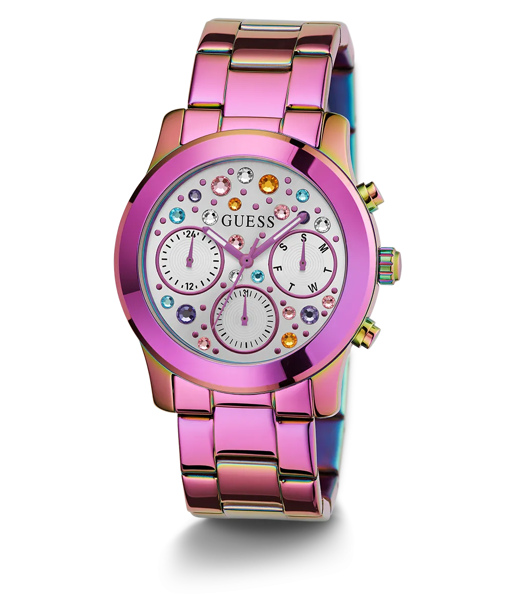 GUESS Ladies Iridescent Multi-function Watch