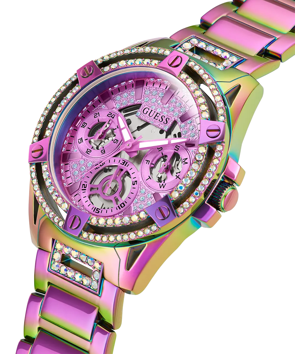 GUESS Ladies Iridescent Multi-function Watch