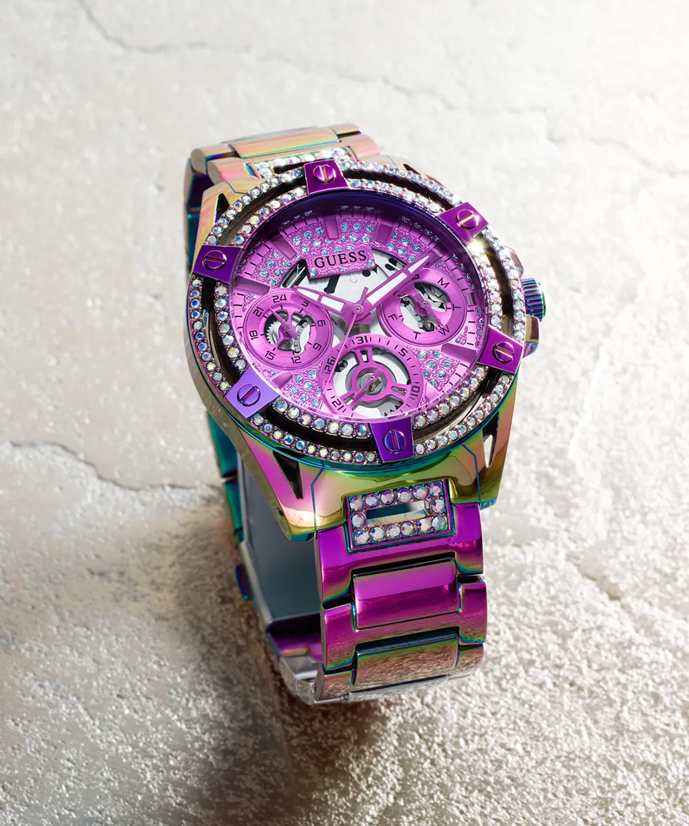 GUESS Ladies Iridescent Multi-function Watch