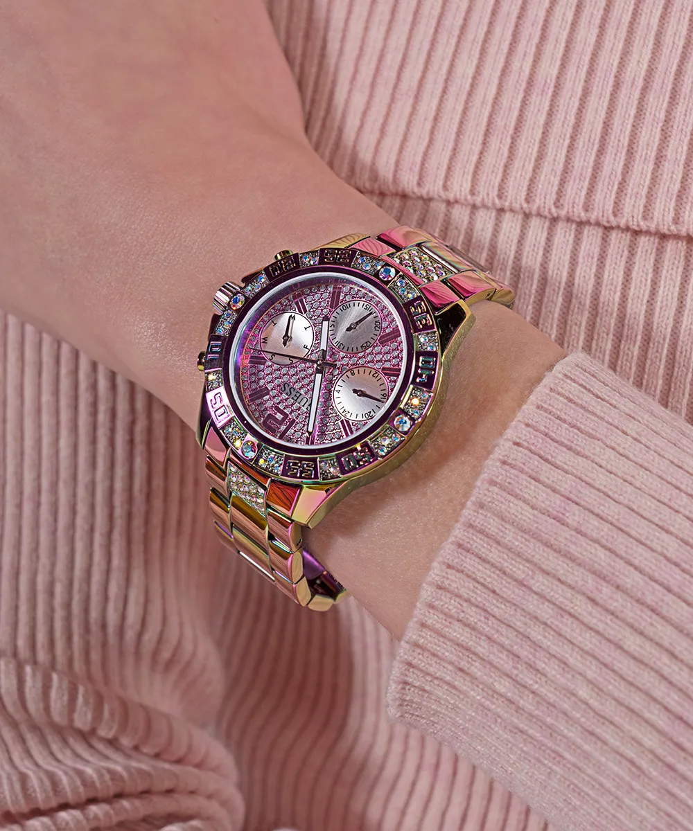 GUESS Ladies Iridescent Multi-function Watch