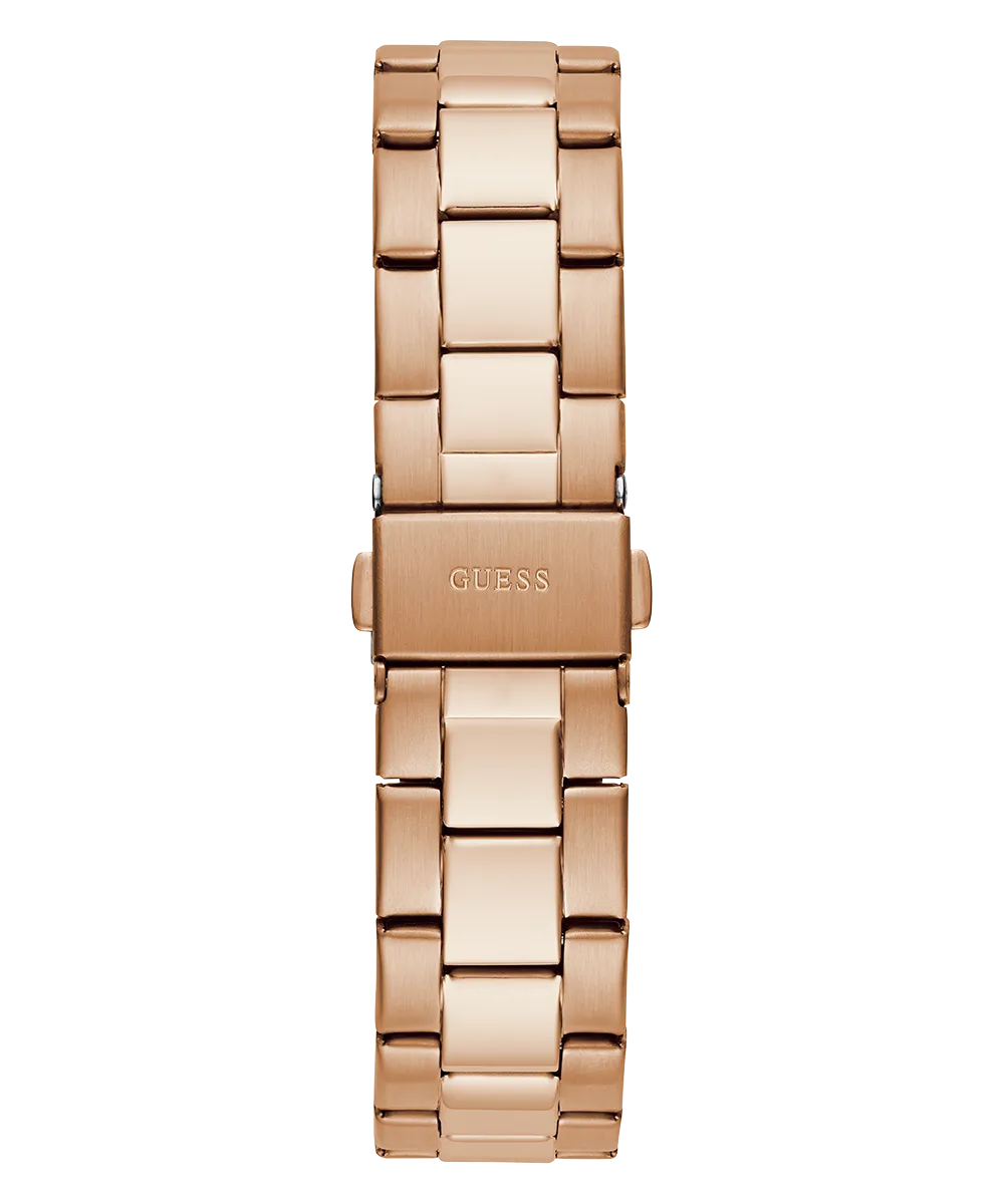 GUESS Ladies Rose Gold Tone 2-Tone Multi-function Watch