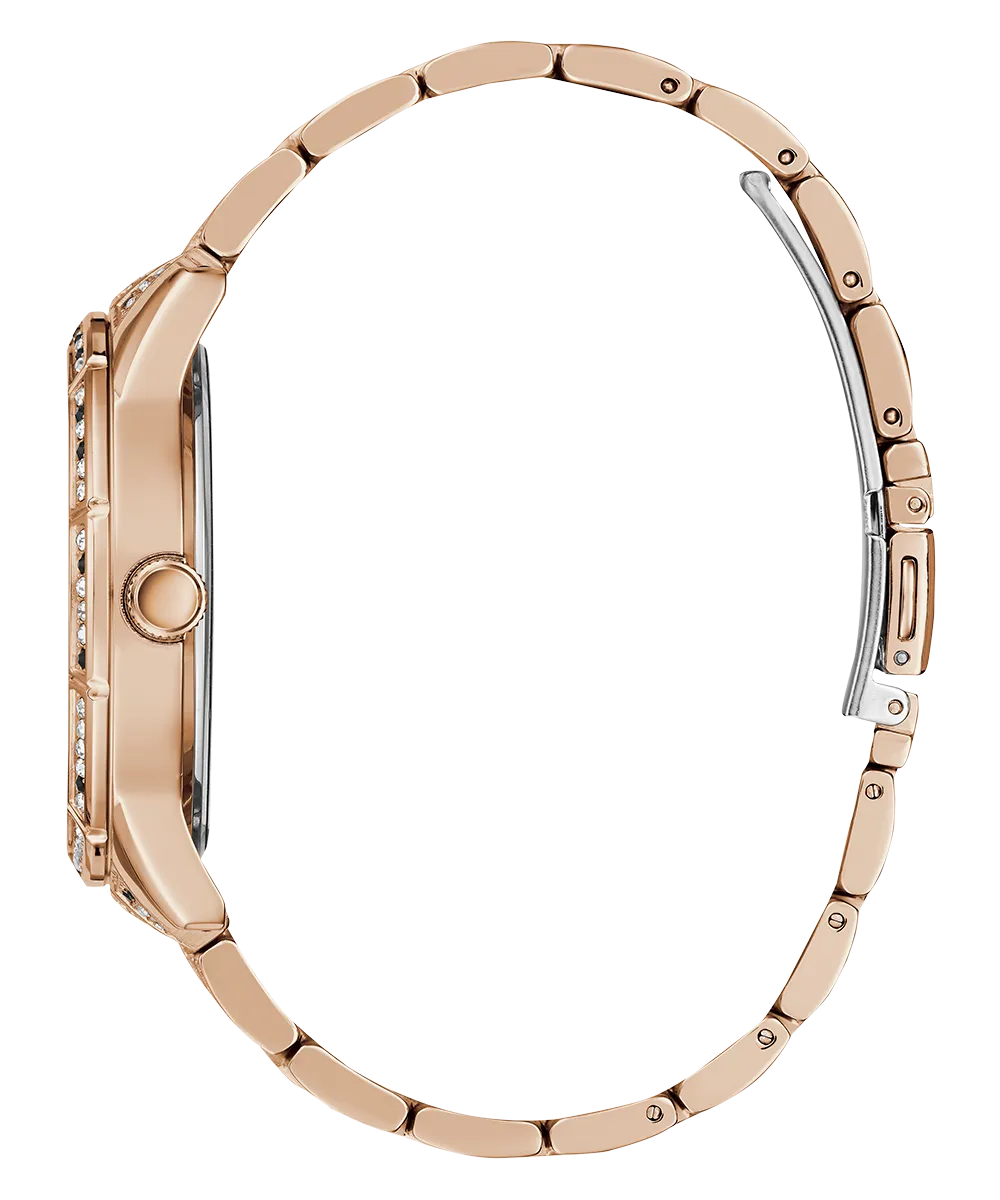 GUESS Ladies Rose Gold Tone Multi-function Watch