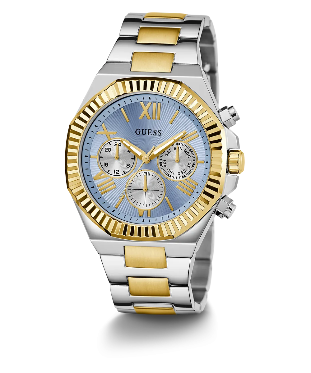 GUESS Mens 2-Tone Multi-function Watch