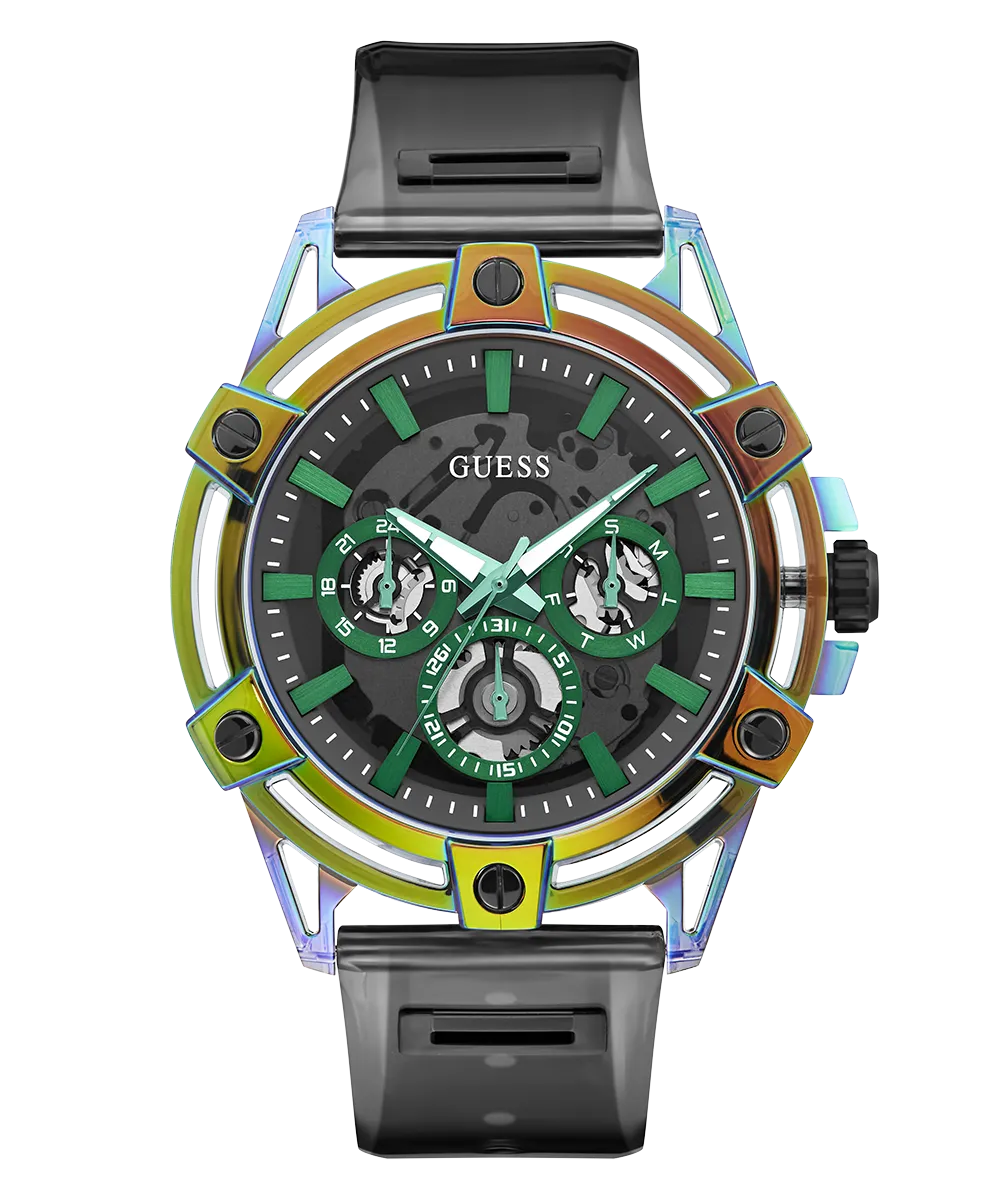 GUESS Mens Black Multi-function Watch