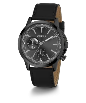 GUESS Mens Black Multi-function Watch