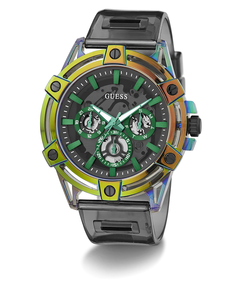 GUESS Mens Black Multi-function Watch