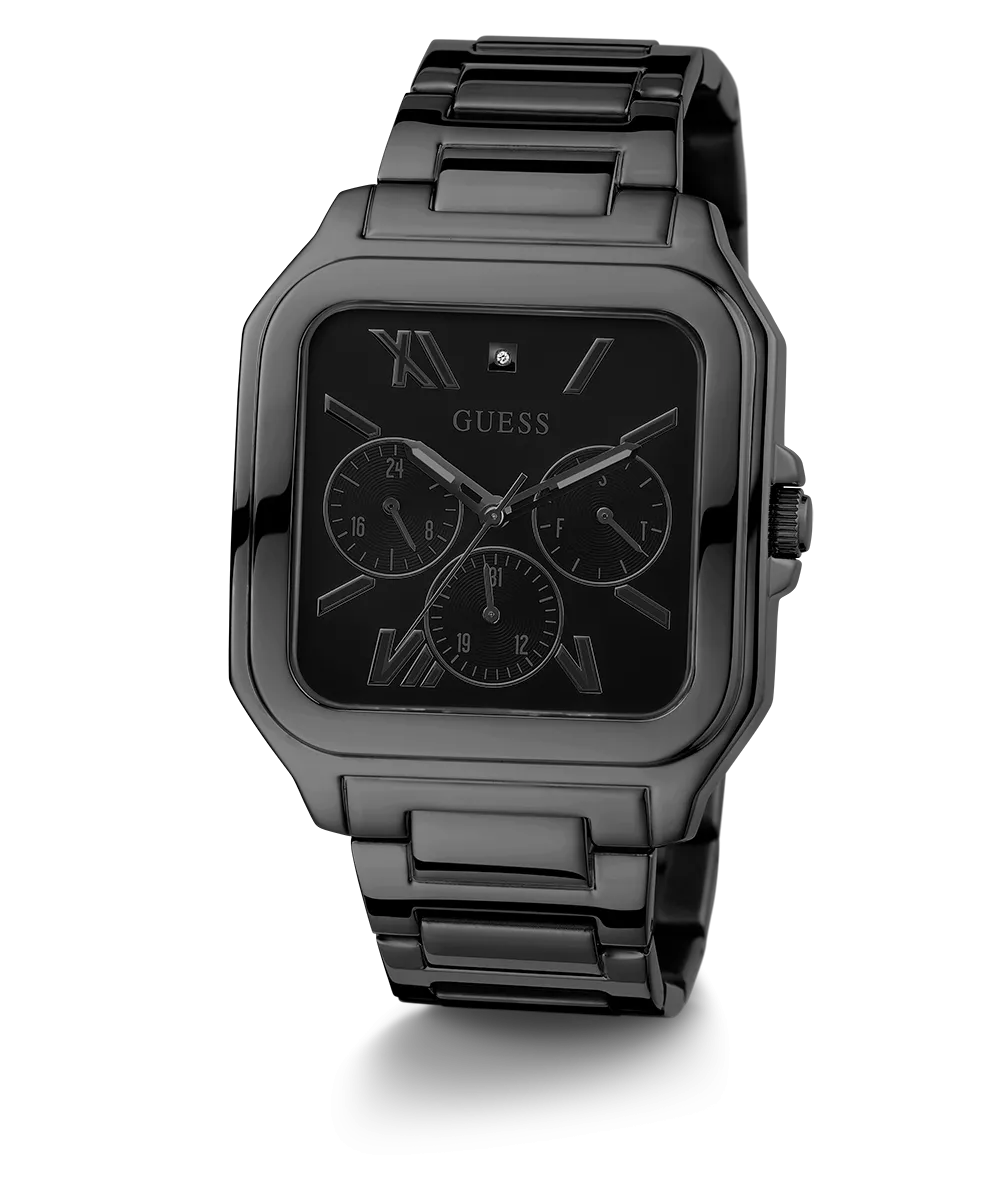 GUESS Mens Black Multi-function Watch