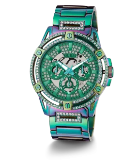 GUESS Mens Iridescent Multi-function Watch