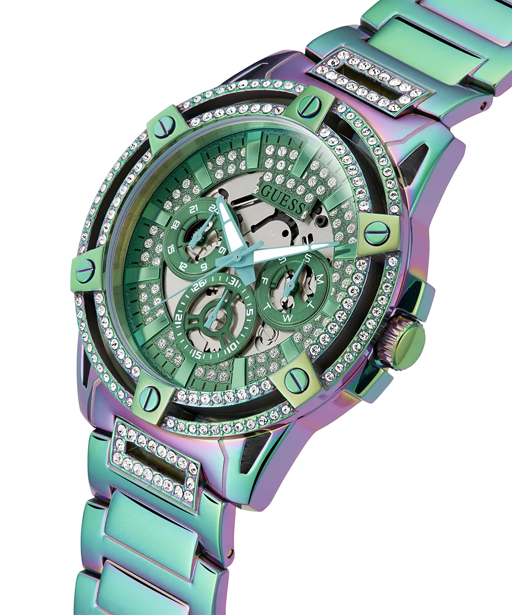 GUESS Mens Iridescent Multi-function Watch