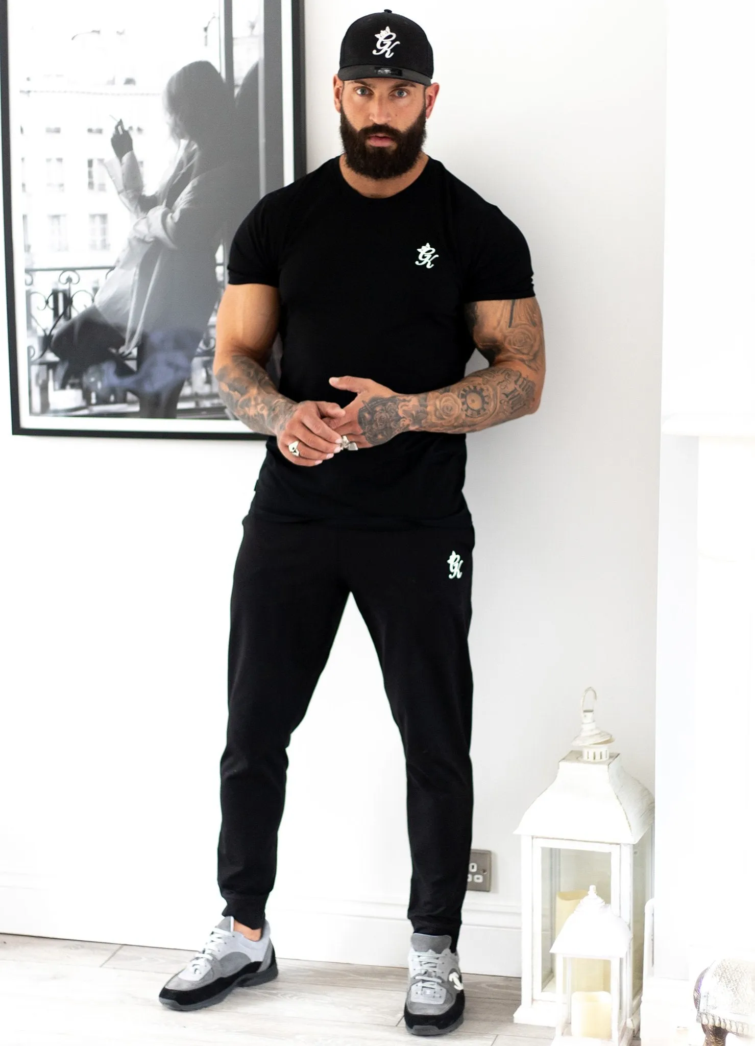 Gym King Lightweight Lounge Jogger - Black