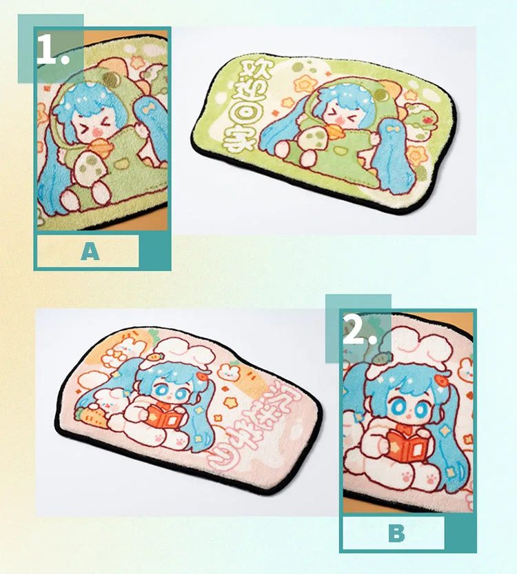 Hatsune Miku - Hatsune Miku Pajama Party Rugs Moeyu