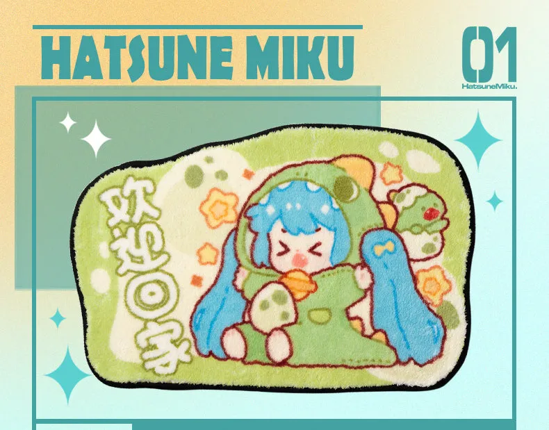 Hatsune Miku - Hatsune Miku Pajama Party Rugs Moeyu