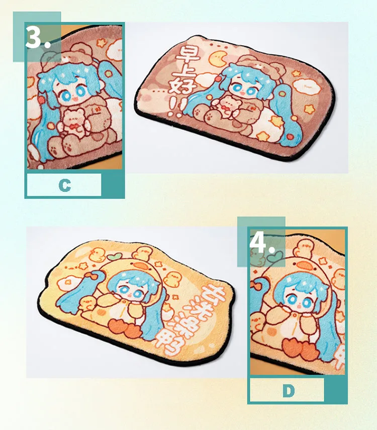 Hatsune Miku - Hatsune Miku Pajama Party Rugs Moeyu