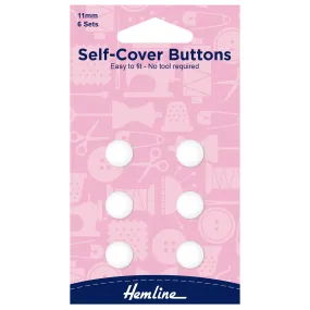 Hemline Buttons: Self-Cover: Nylon