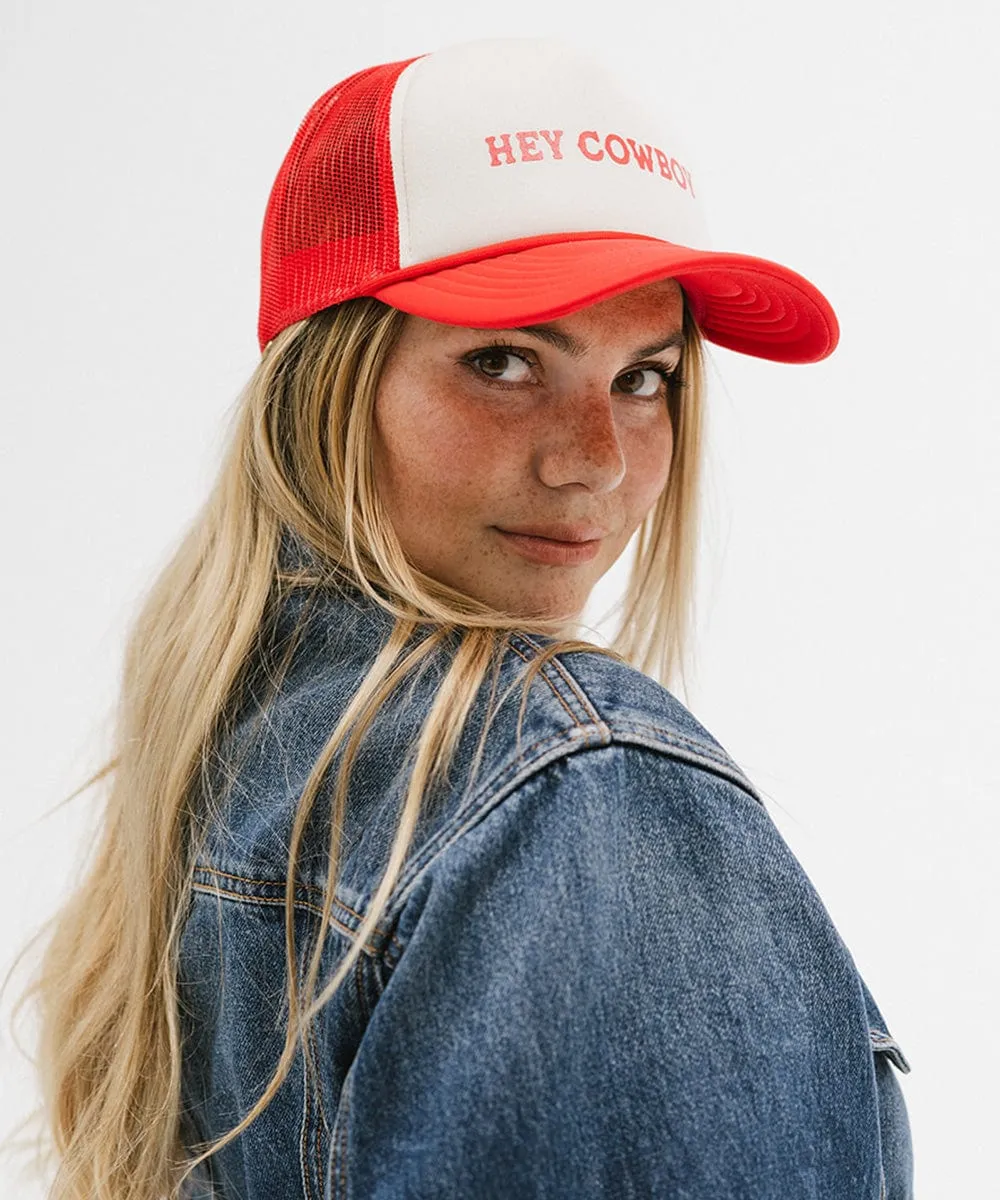 Hey Cowboy Foam Trucker Hat