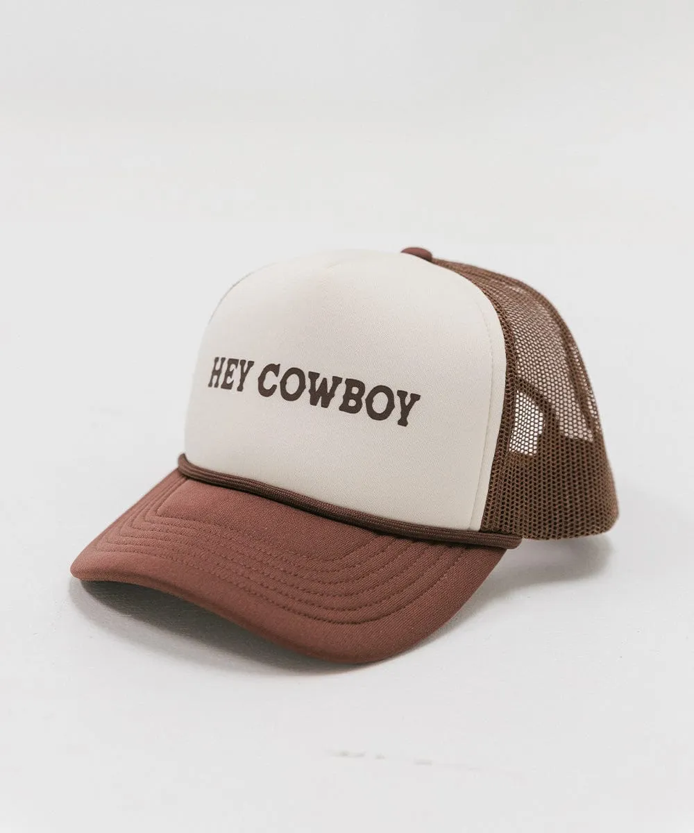 Hey Cowboy Foam Trucker Hat