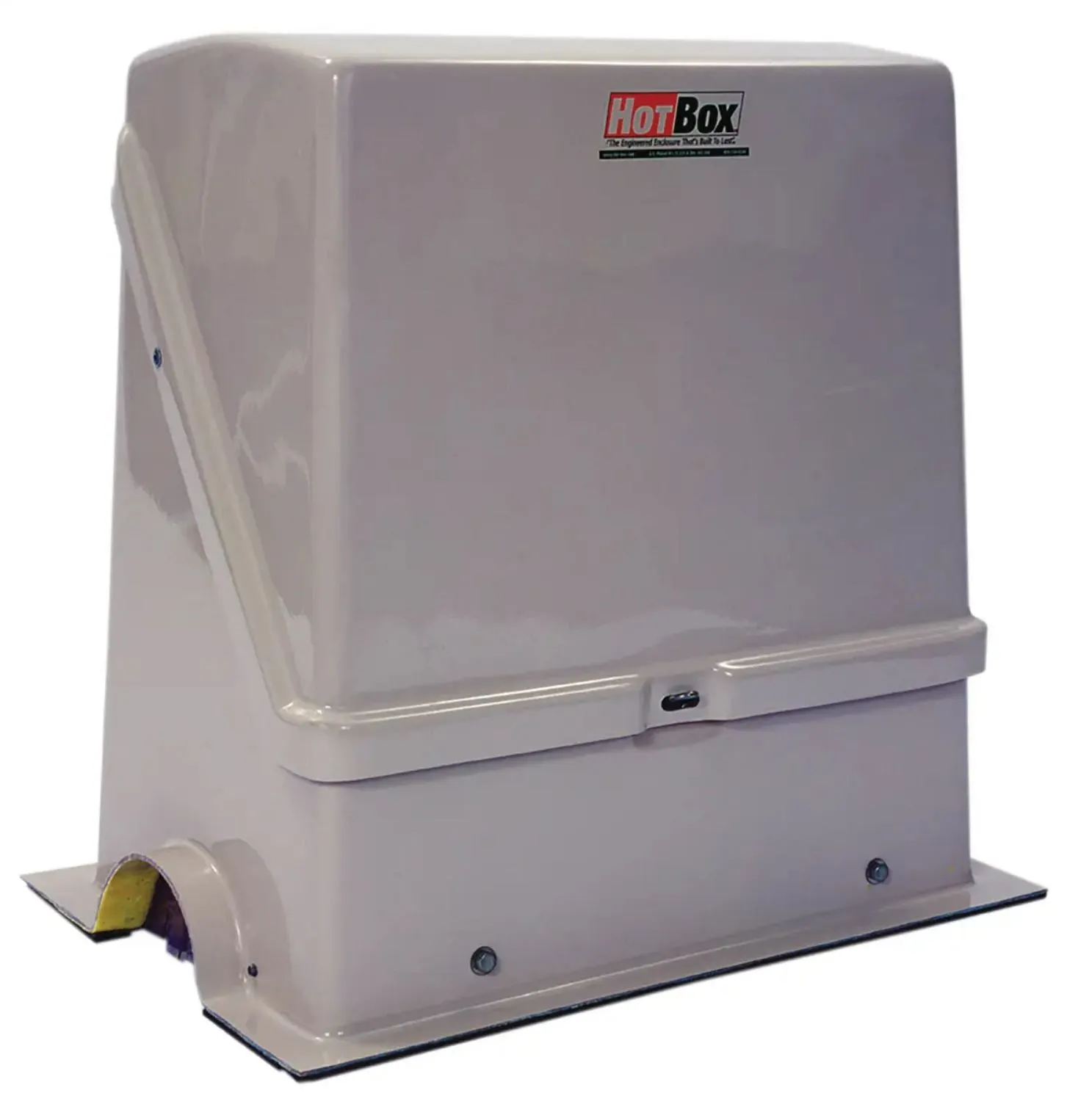 Hot Box - Dual Flip-Top Fiberglass Enclosure - LB-2D - LF025039028