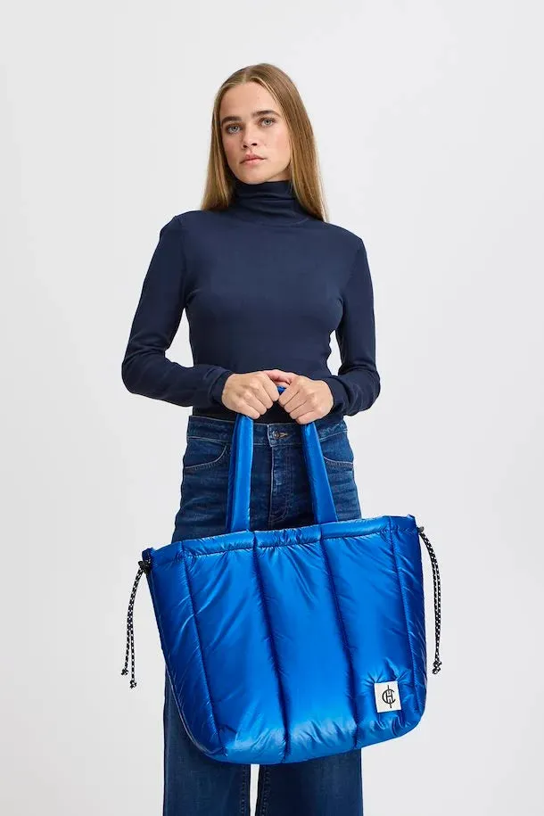 ICHI Gry Strong Blue Bag