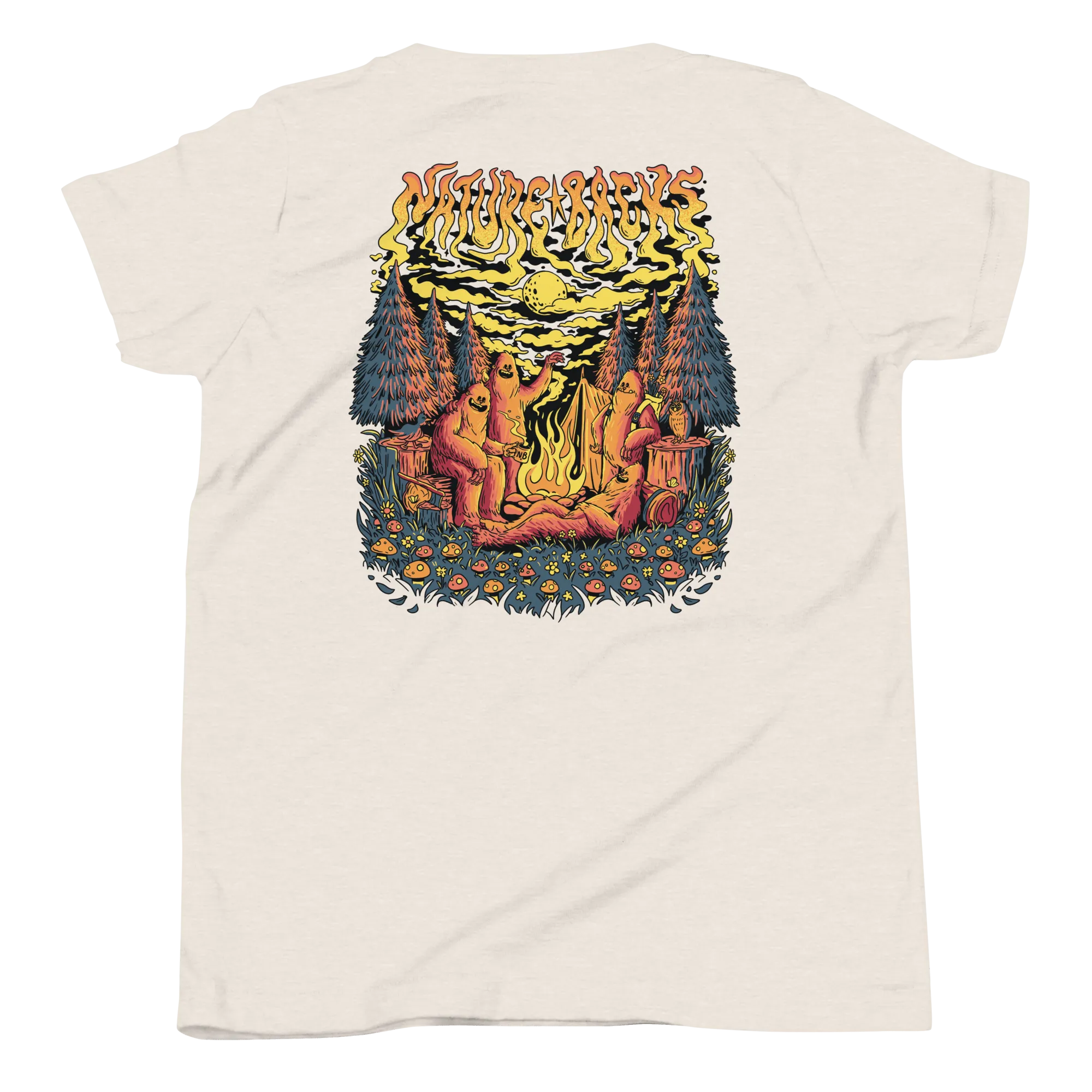 Kids Bigfoot Bonfire Tee