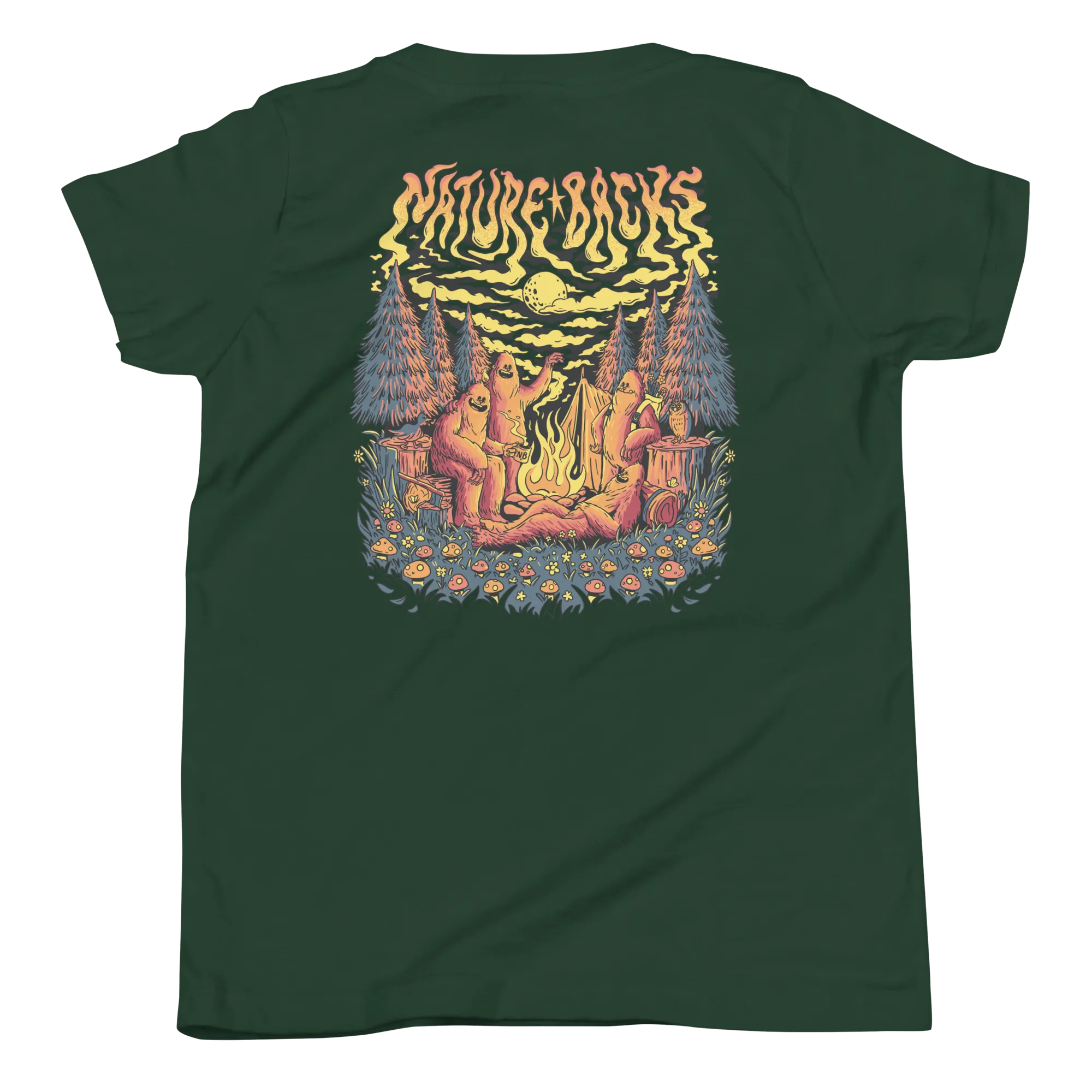 Kids Bigfoot Bonfire Tee