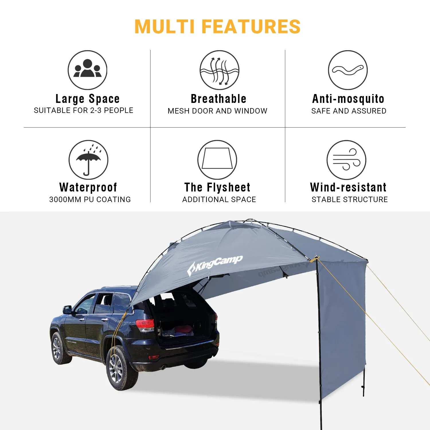 KingCamp Beach SUV Awning Shelter