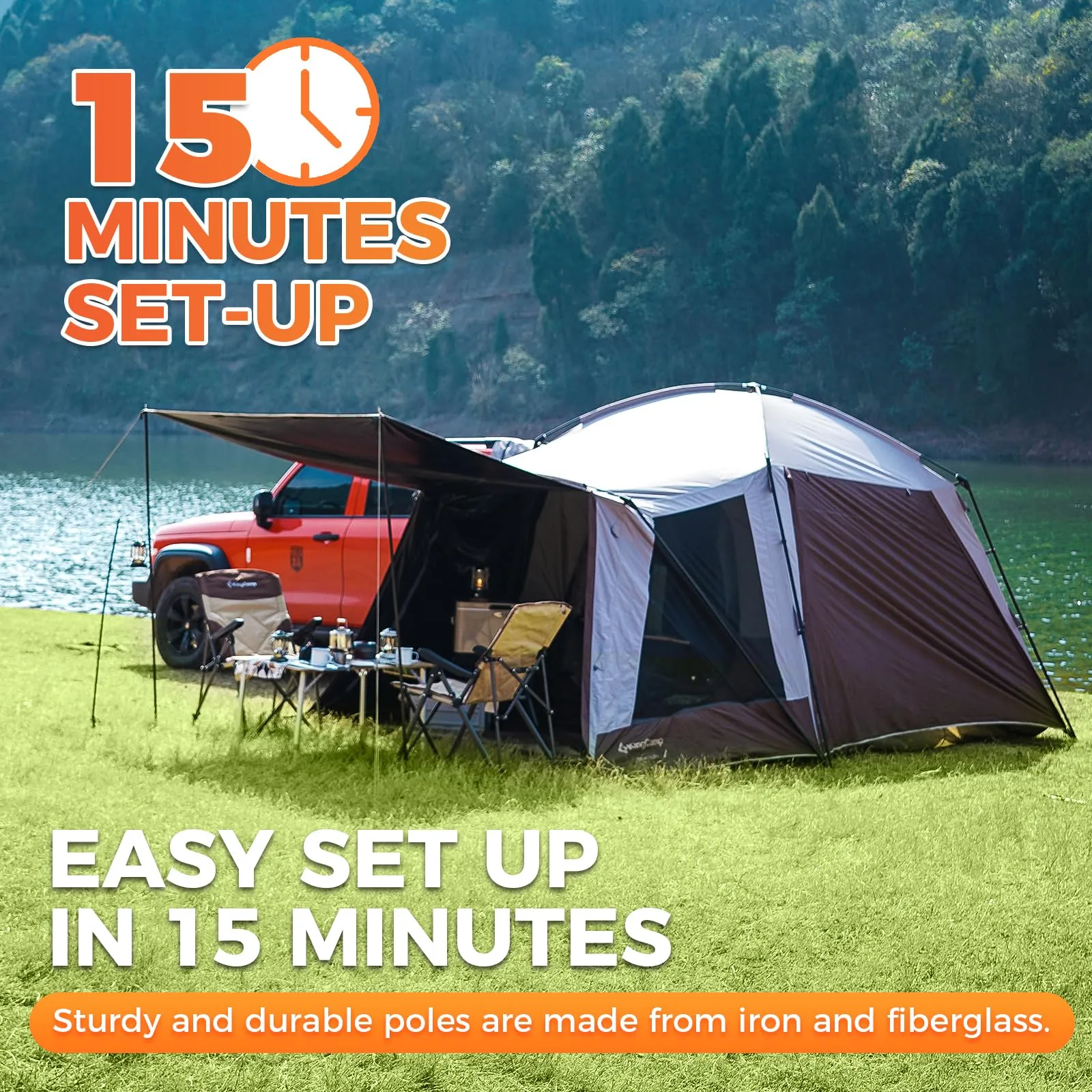 KingCamp Boundless X5 B Series UV Protection SUV Tent