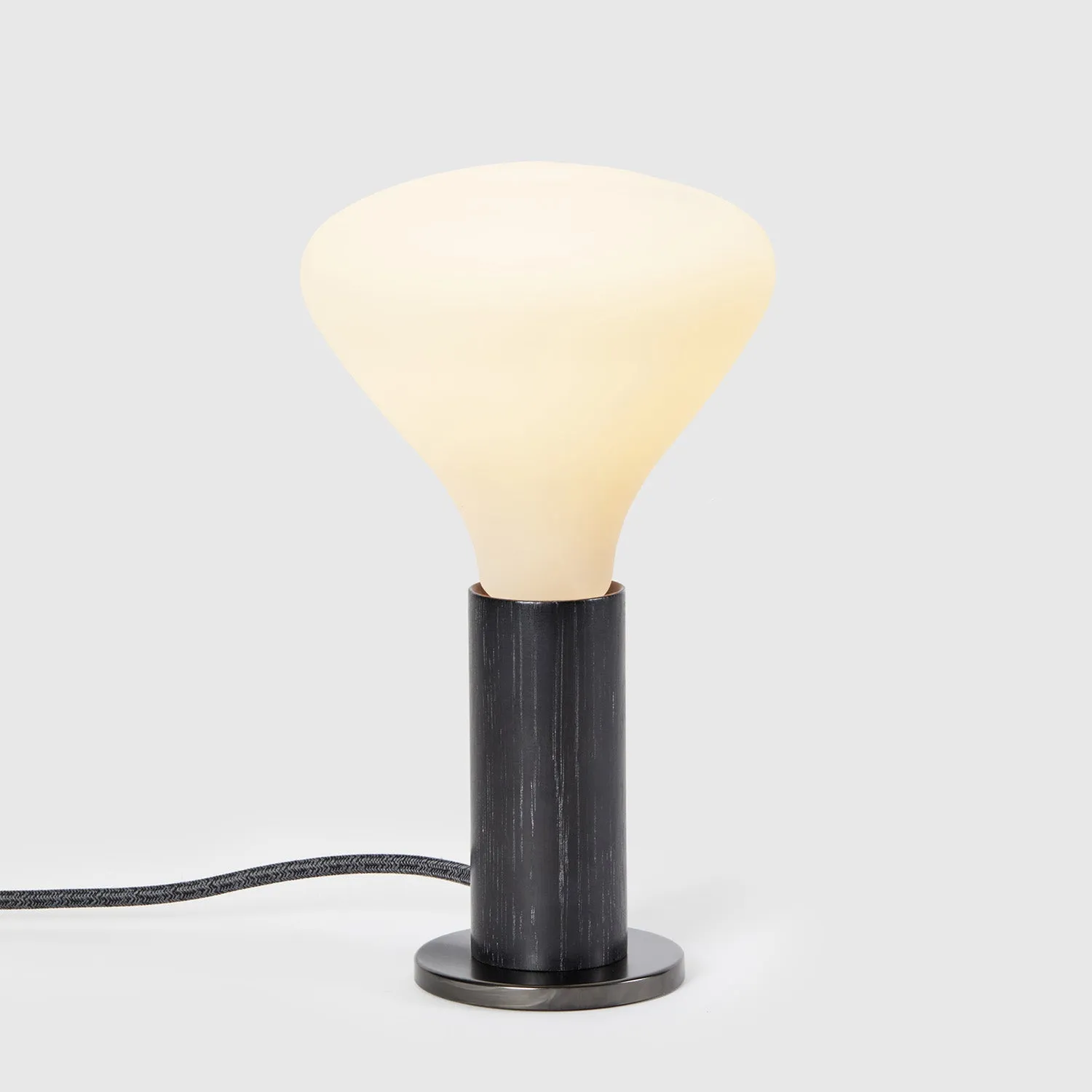 Knuckle Table Lamp in Blackened Oak   Noma