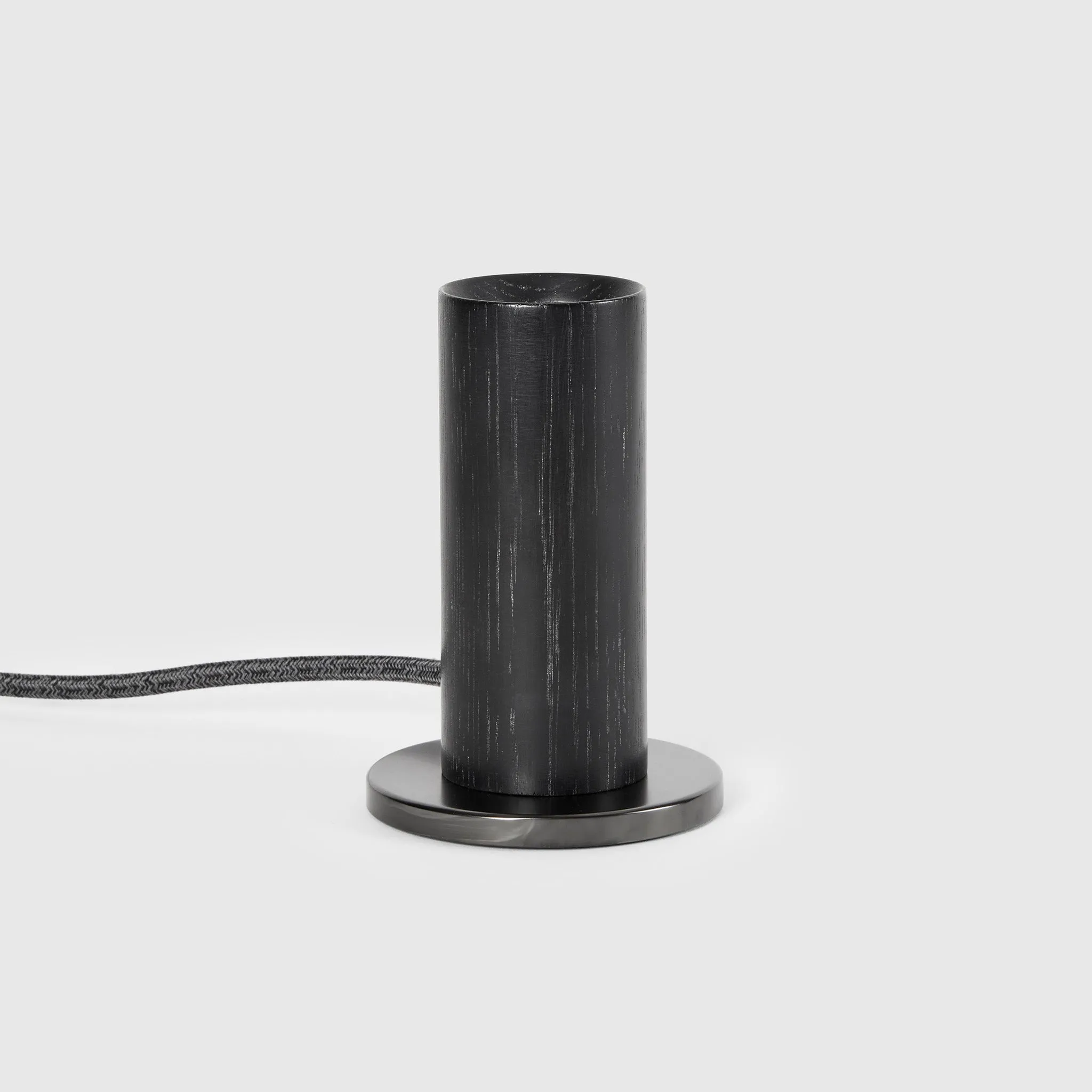 Knuckle Table Lamp in Blackened Oak   Noma