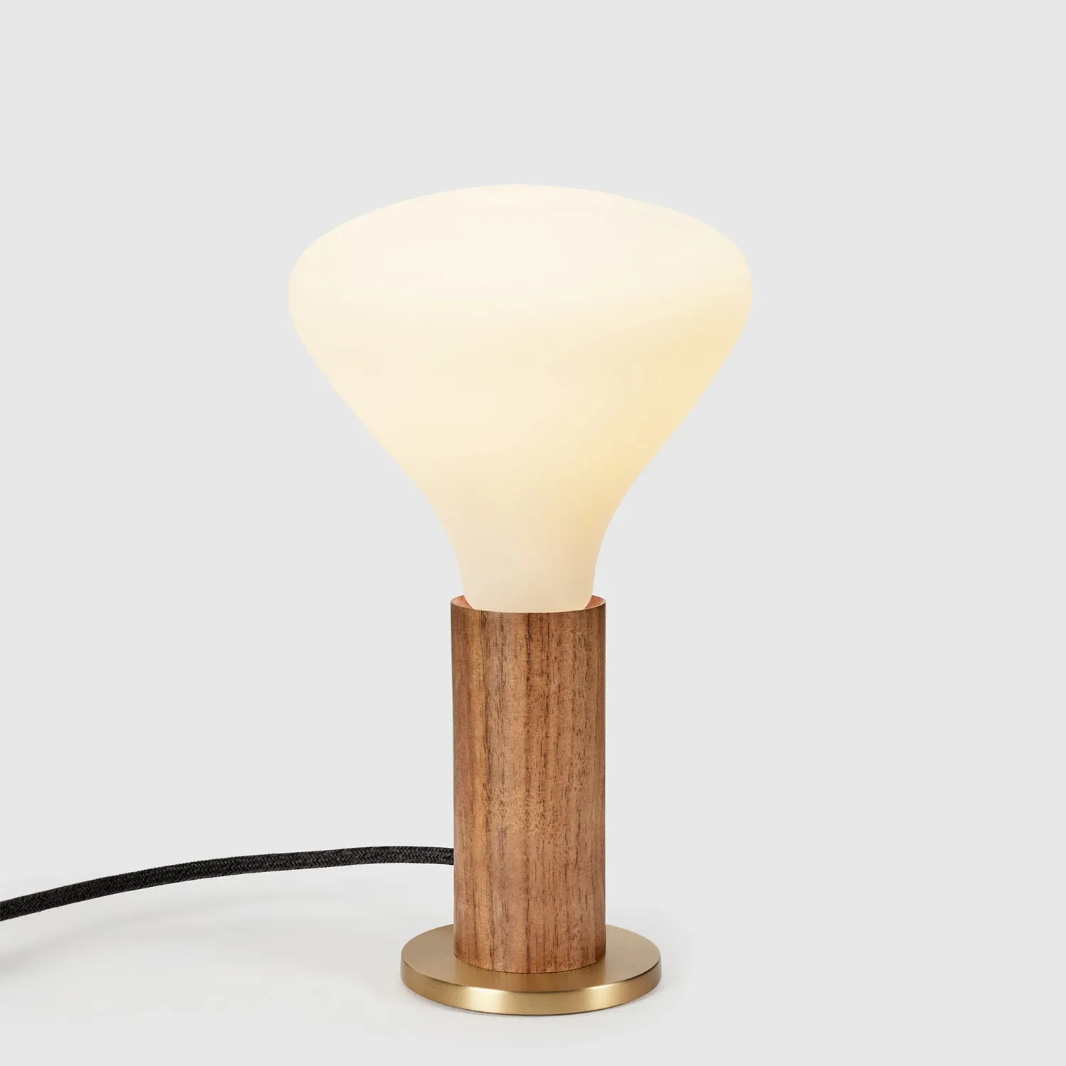 Knuckle Table Lamp in Walnut   Noma