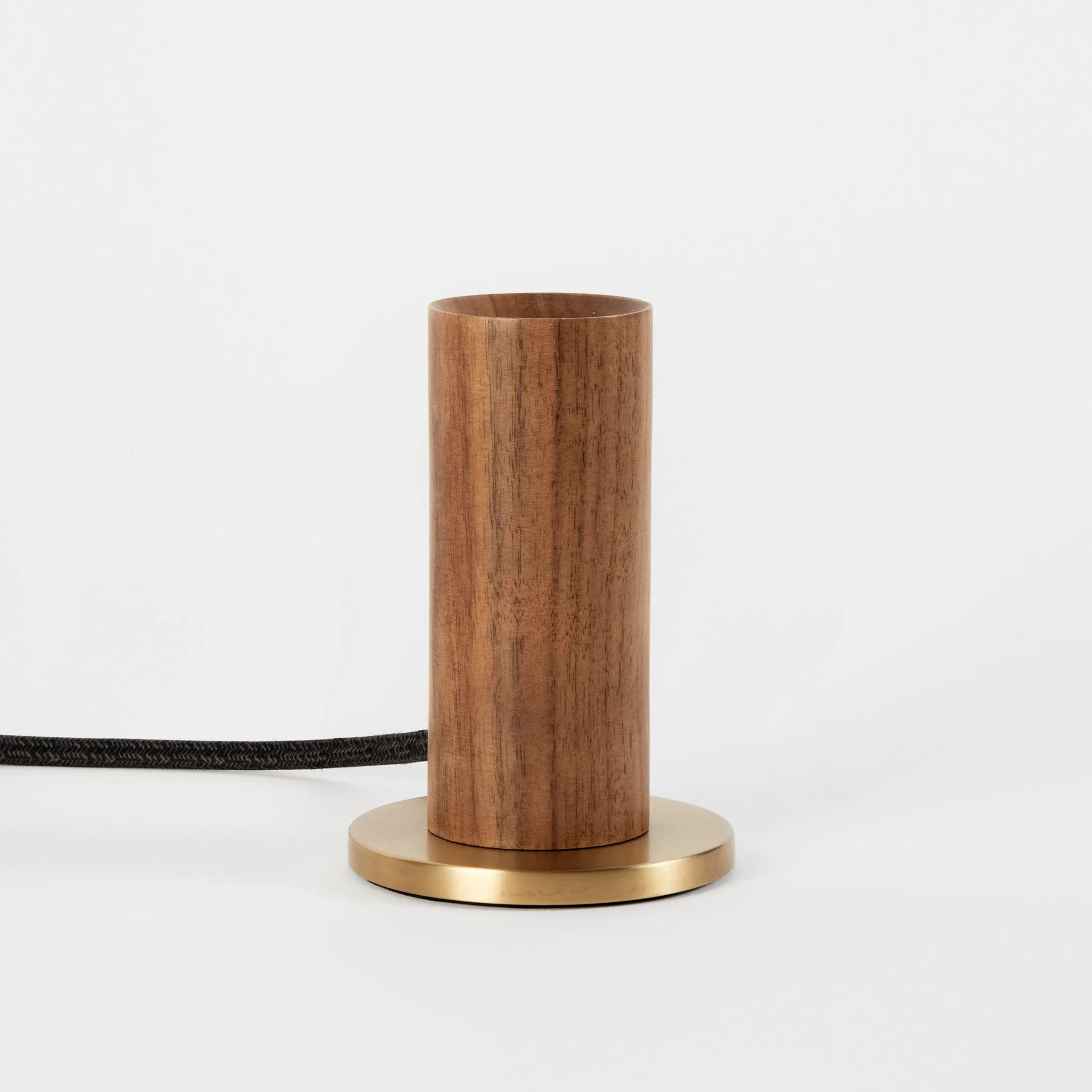 Knuckle Table Lamp in Walnut   Noma