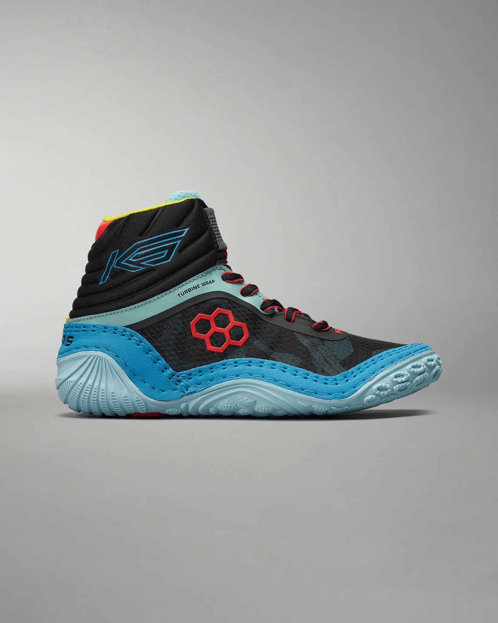 KS Turbine Youth Wrestling Shoes - Poison Blue