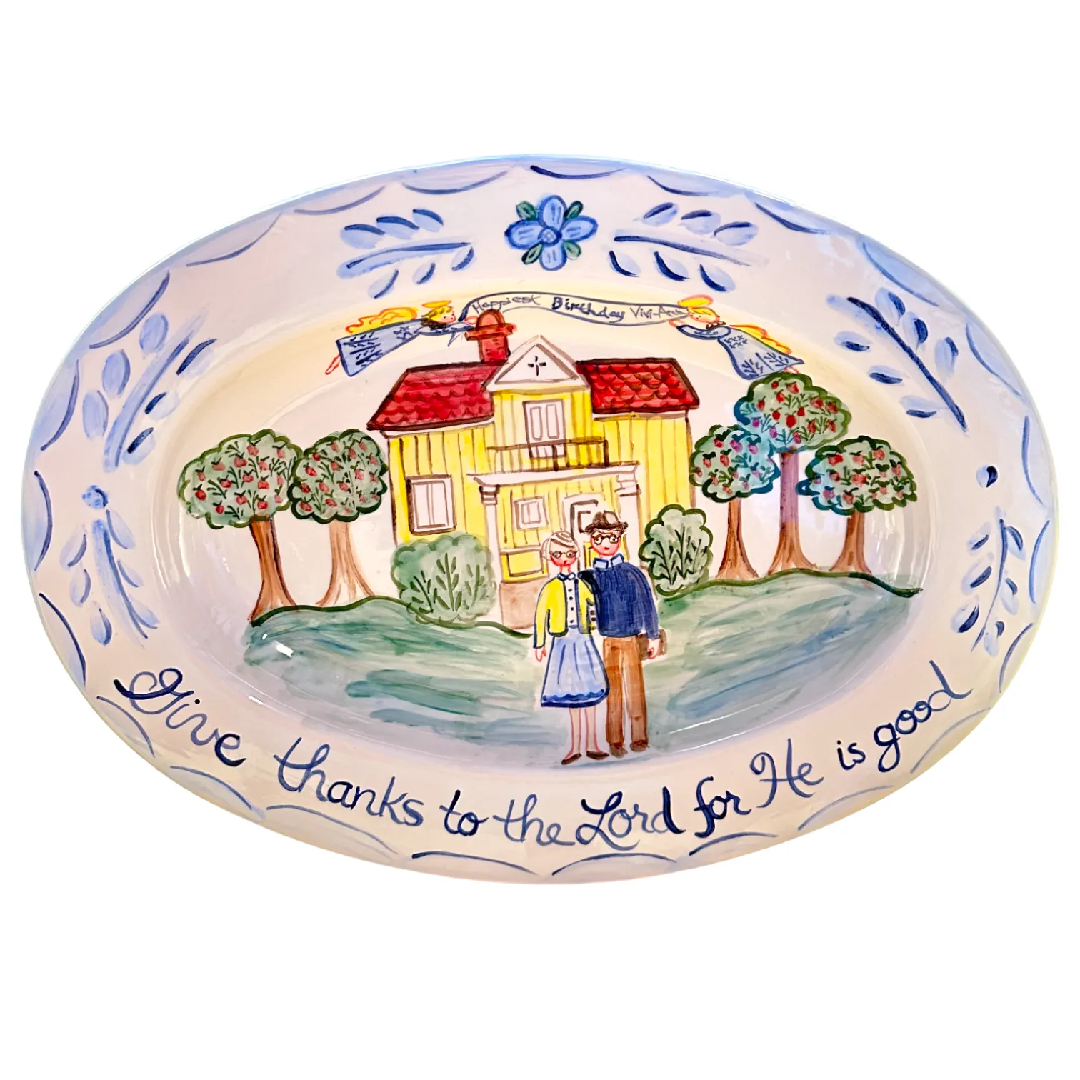 Large Custom Platter - Family (Full Color)