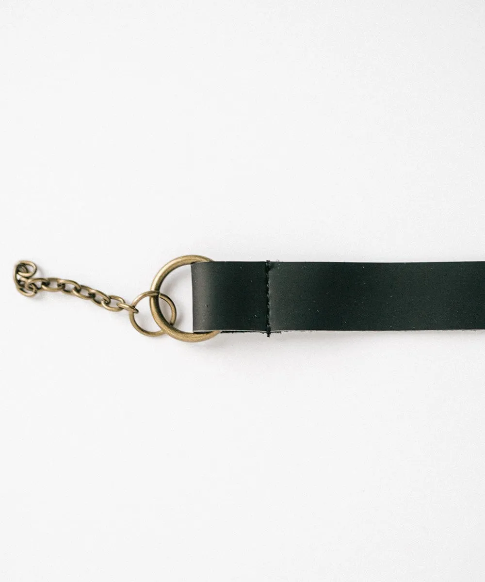 Leather Adjustable Chain Band