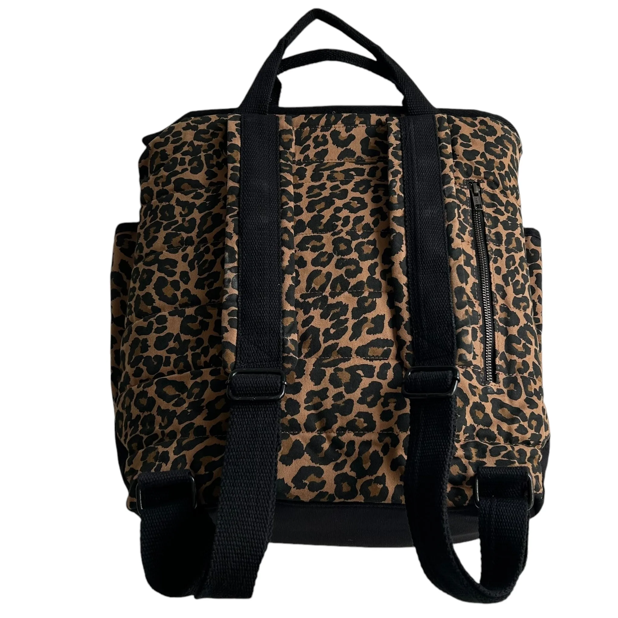 Leopard print backpack