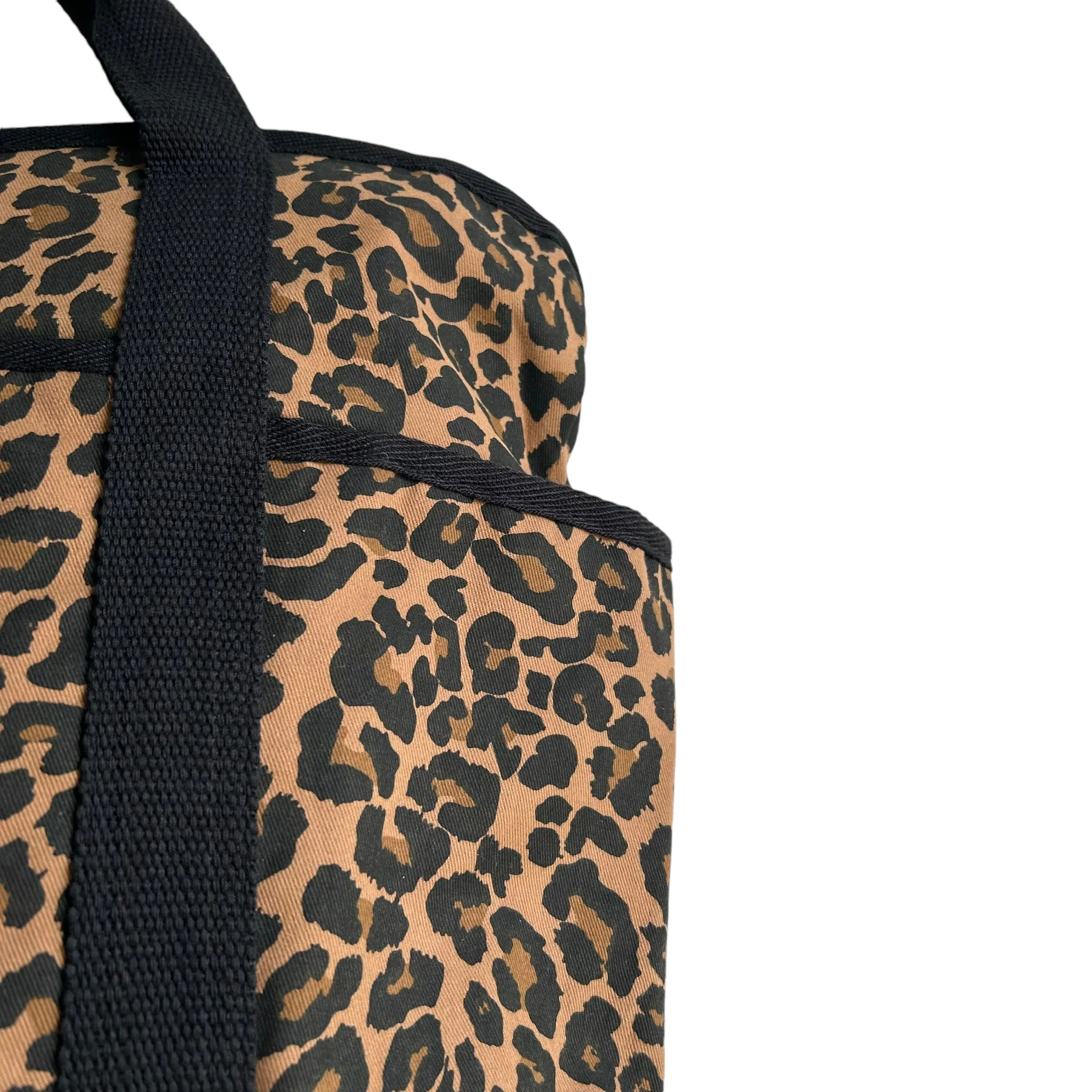 Leopard print backpack