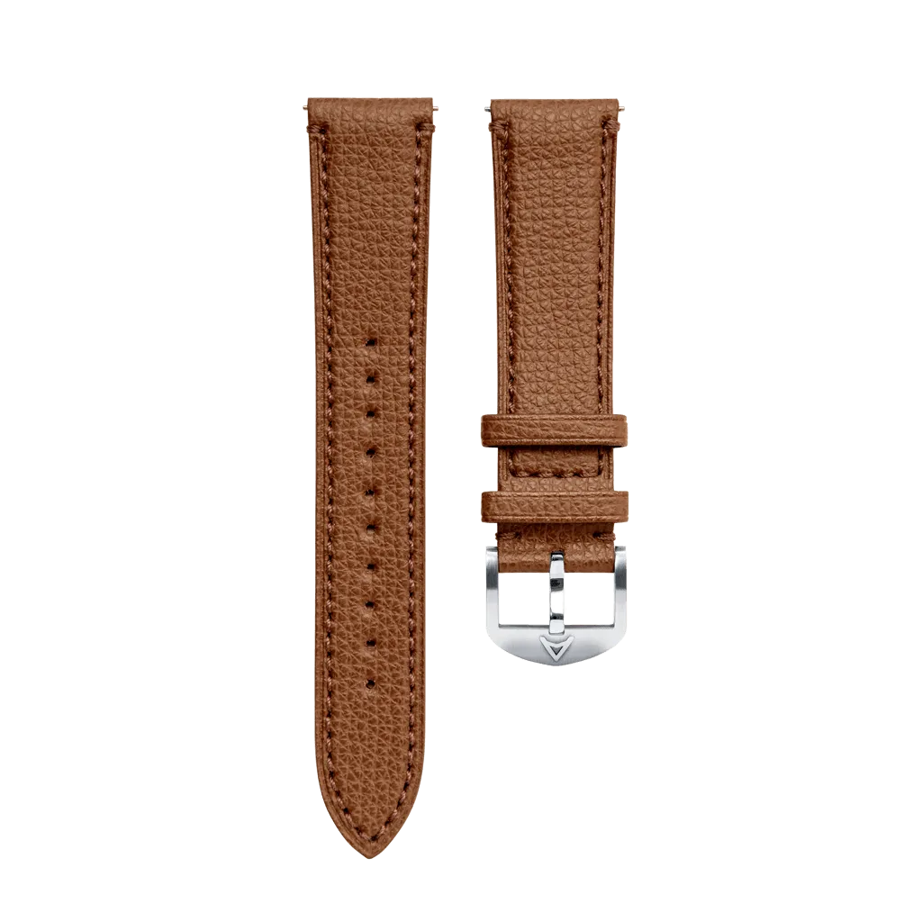 Lion Tan Granolo Leather Strap