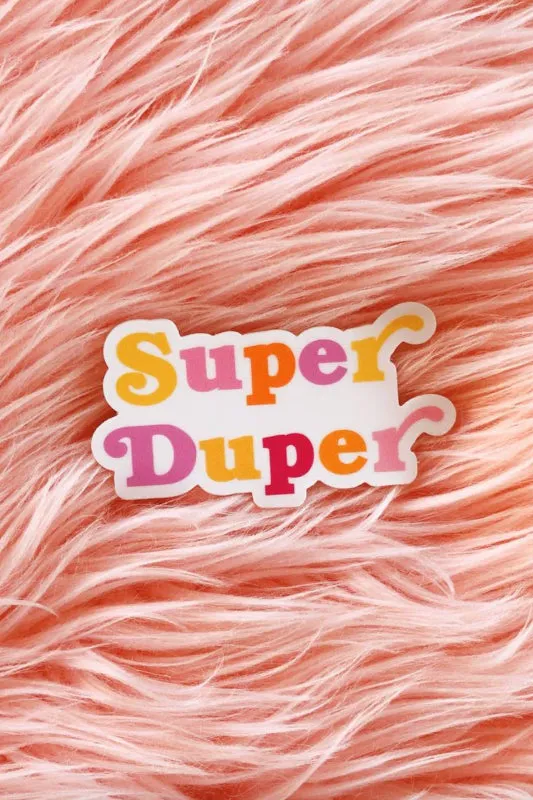 luella sticker - super duper